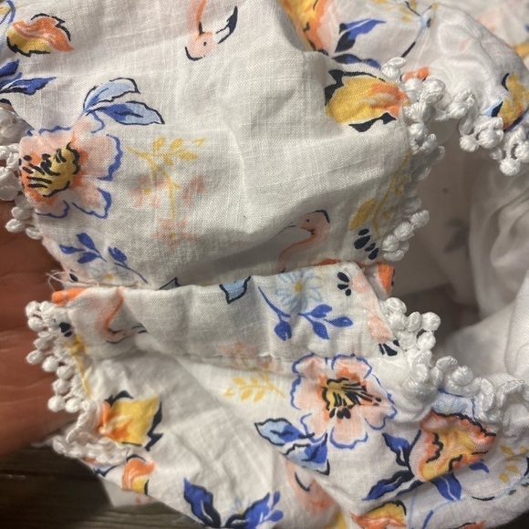 New Baby Girl Floral Flamingo
Bubble Romper by Shabby Chic
Size 12 M w/ Headband - Picture 4 of 7